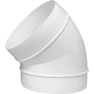 Ronde kunststof 45° bocht diameter: 125 mm AL125-45