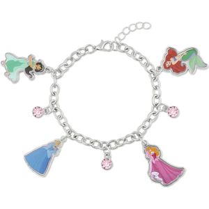 Disney - Princess Armband - Multicolor - Emaille - Kristallen Bedels