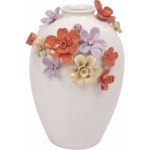 House of Nature - Vaas Flowers wit 15cm