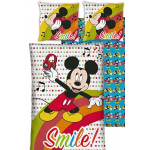 Disney - Mickey Mouse - Dekbedovertrek - Eenpersoons - 140 x 200 cm - Polyester