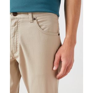 Wrangler - Greensboro 803 - Heren Regular-fit - Plaza Taupe