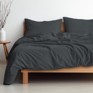 Superzacht Öko-Tex Dekbedovertrek Set 200x200 - Effen Patroon - Inclusief 2 Kussens 80x80 en Deken 200x200 - Made in Green dekbedovertrek 160x200