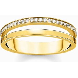 Thomas Sabo - TR2316-414-14-48 - Ring - Dames - 925er Zilver geel verguld - ringmaat 48