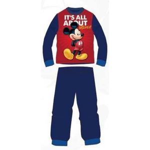 Mickey Mouse pyjama - maat 98 - rood / blauw