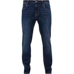 Urban Classics - Stretch Denim Broek rechte pijpen - Spijkerbroek - Taille, 34 inch - Blauw