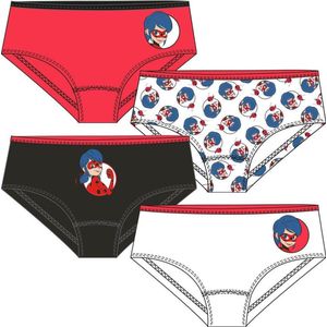 Miraculous Ladybug onderbroek - set van 8 - rood - maat 110/116