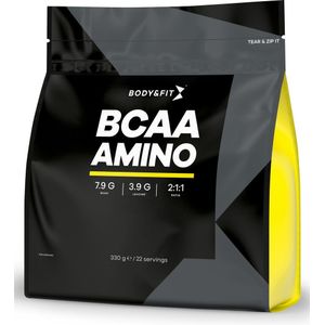 Body & Fit BCAA Amino - Aminozuren - 2:1:1 BCAA - Sinaasappel & Mango - 330 gram (22 doseringen)