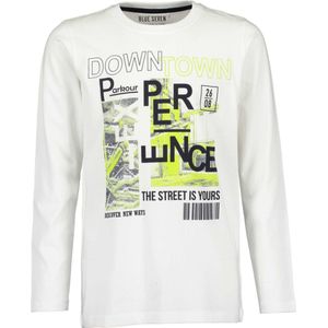 Blue Seven-Jongens t-shirt-Wit