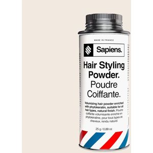 Sapiens | Haarstyling poeder | 25Gram | Verzwaard niet | Volume | Matte look
