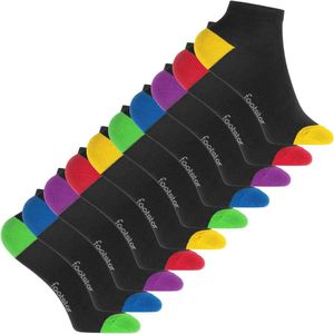 Katoenen kindersokken met korte schacht - 10 paar