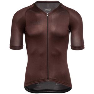 Bioracer Metalix Korte Mouw Wielertrui Bruin 2XL Man