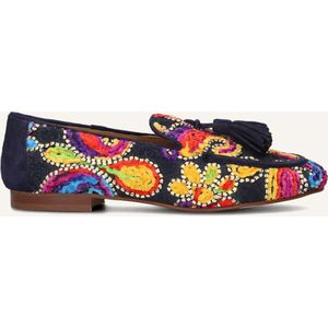 Pedro Miralles - Loafers - Blauw - Textiel - Comfortabel