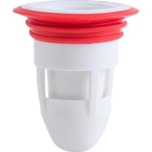 Vloer Afvoer Terugstroom Preventer Eenrichtingsventiel Rioolkern Anti-Geurpijp Plug voor Keuken Badkamer (Wit)