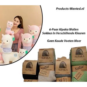 Alpaka - Dikke Wollen Sokken - Huissokken