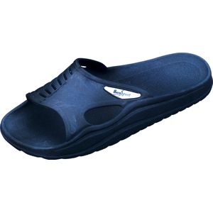 BECO sauna slippers met anti slip zool, donker blauw, 35-36