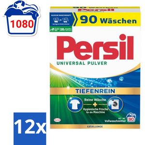 Persil Universal - Waspoeder - Witte Was - 90 Wasbeurten - Voordeelverpakking - 12 stuks