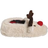 Pluche - Rendiersloffen - Lichtbeige - Pantoffels