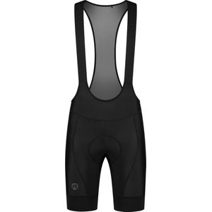 Rogelli Essential Korte Fietsbroek - Met Bretels - Heren - Zwart - Maat XXL