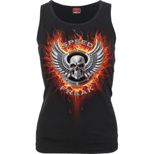 Spiral - Speed Freak Mouwloze top - M - Zwart