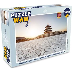 Puzzel Tempel van de Hemel in China bij de Verboden Stad - Legpuzzel - Puzzel 1000 stukjes volwassenen