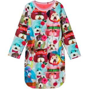 Oilily - Disco jersey dress - Grijs - 98/3T