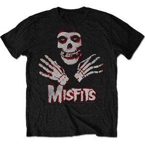 Misfits - Hands Heren T-shirt - L - Zwart