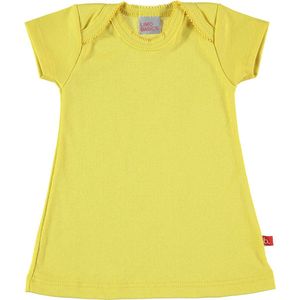 Jurkje korte mouw biologisch katoen 62-68 geel
