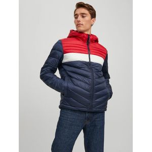 Jack & Jones - Heren Jas zomer Jje Hero Puffer Hood - Multi - Maat S