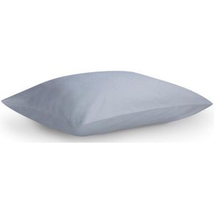 Cillows Kussensloop met Rits - Katoensatijn - 60x70 cm - Grijs