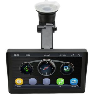 7 Inch Touch Screen Bluetooth Multimedia Player met Achteruitkijkspiegel - USB Video Player MP5 Speler voor Carplay en Android Auto.