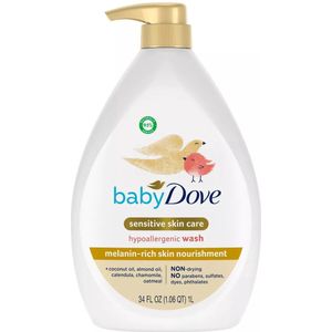 Baby Dove Rich Moisture Melanin-rich Skin Hypoallergenic Baby Wash - 1L