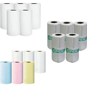Inktvrij Fotopapier voor Miniprint Foto Printer - Navulling Printpapier Miniprinter - Foto Print Papier - Geschikt voor MINIPRINT Foto Printer - 16 Rollen - Multirolls
