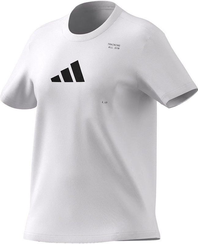 adidas - Tr Cat G - T-shirt - Wit - Met Korte Mouwen
