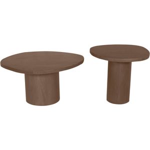 Salontafel Mirre set van 2 - walnoot