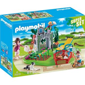 PLAYMOBIL  SuperSet Familietuin - 70010