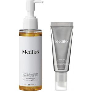 Medik8 Lipid-Balance Cleansing Oil 140ml + Crystal Retinal 3 30ml