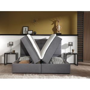 Opbergboxspring Tokio - 140x200 cm - Inclusief bonellvering matrassen - Model Tokio - Tweepersoons bed met opbergruimte