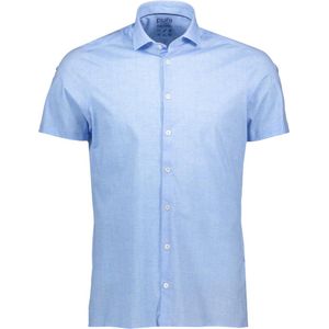 Pure H. Tico Overhemd Functional Shirt Shortsleev E11313 22120 100 Plain Light Blue Mannen Maat - W40