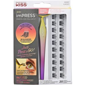 KISS - imPRESS FALSIES - Nepwimpers - Voluminous - Inclusief 20 Clusters