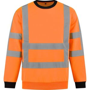 Yoworkwear Sweater RWS Fluor Oranje - Maat M