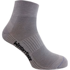 Wrightsock Coolmesh Quarter - Lichtgrijs - 34-37