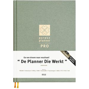 Purpuz Planner PRO Weekplanner - Agenda - Ongedateerd - 24 weken - Doelen Planner