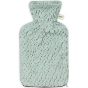 Warmwaterkruik van 2 liter met Zacht Kunstbont Overtrek en Ritssluiting - Ideaal voor Comfort en Warmte