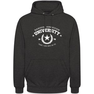 Random American University | Grappig Varsity Hoodie Unisex
