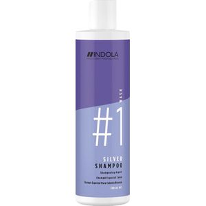 Indola Silver Shampoo 300ml - Zilvershampoo vrouwen - Voor Alle haartypes