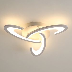 Delaveek-3 Lotus Ontwerp met bloemblaadjes LED Plafondlamp-36W 4000LM-Warm 3000K-Acryl