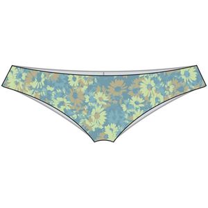 Rvca Field Of Dreams Cheeky Bikinibroekje Blauw S Vrouw