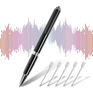 XIXITPY® Afluisterapparatuur - Met Ruisonderdrukking - Spy Pen - Voice Recorder Pen - Afluisterapparatuur Spy - Afluisteren Opnemen - Voice Recorder - Afluisterapparatuur Op Afstand