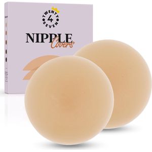 Twenty4seven® Siliconen Nipple Covers - Zelfklevende Tepelcovers - Tepelplakkers - Tepelstickers - Tepelbedekkers - Beige - Boob Tape