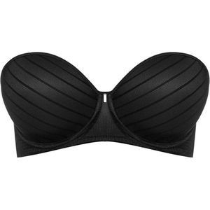 Freya - Cameo - Strapless Beha - Zwart - Mesh